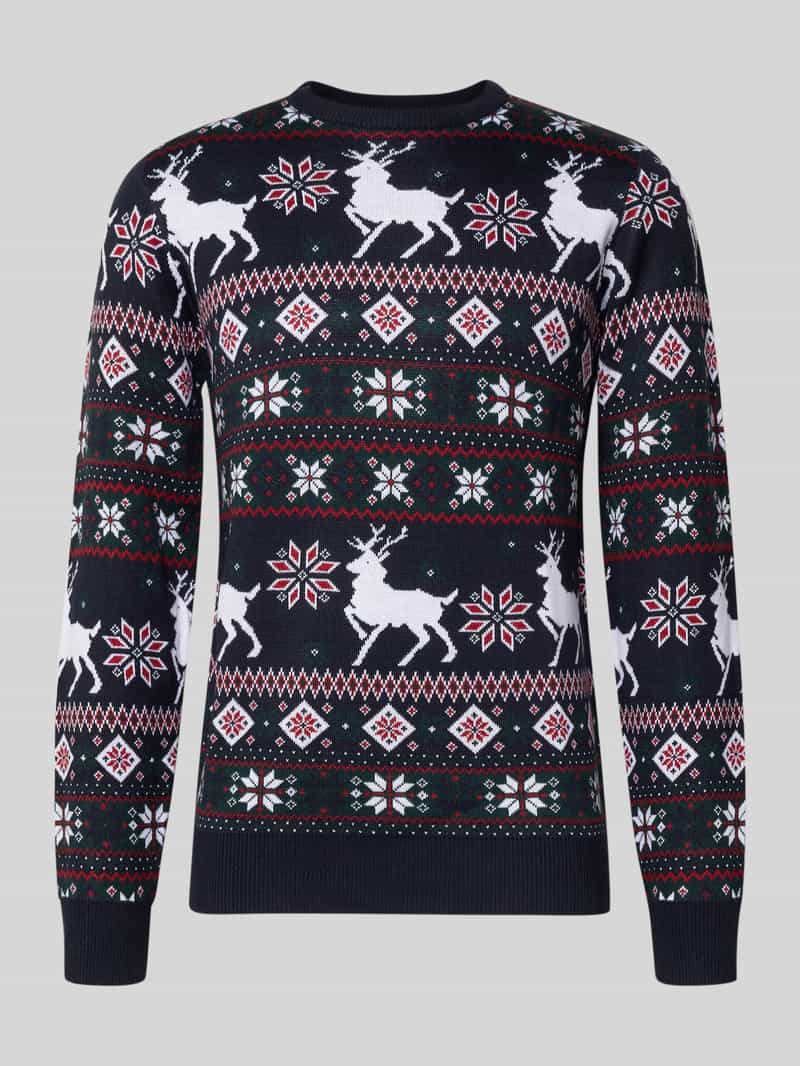 lindbergh Gebreide pullover in all-over look