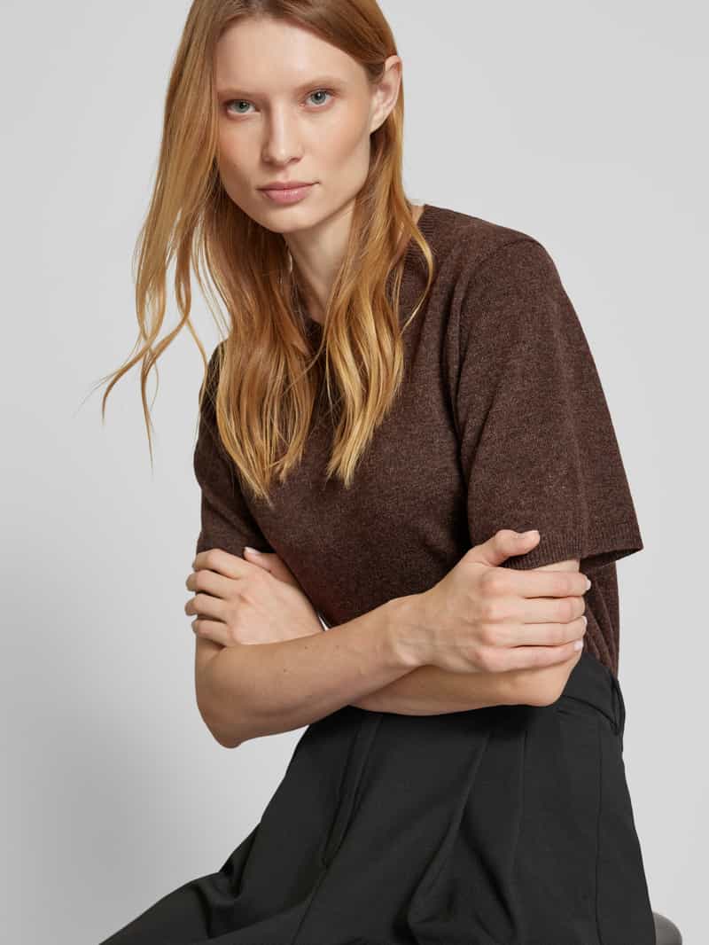 NEO NOIR T-shirt in gebreide look model 'Missy'