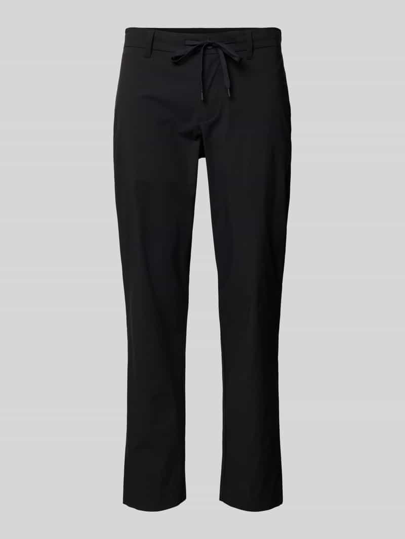 Selected Homme Regular tapered fit chino met tunnelkoord model 'LERO'
