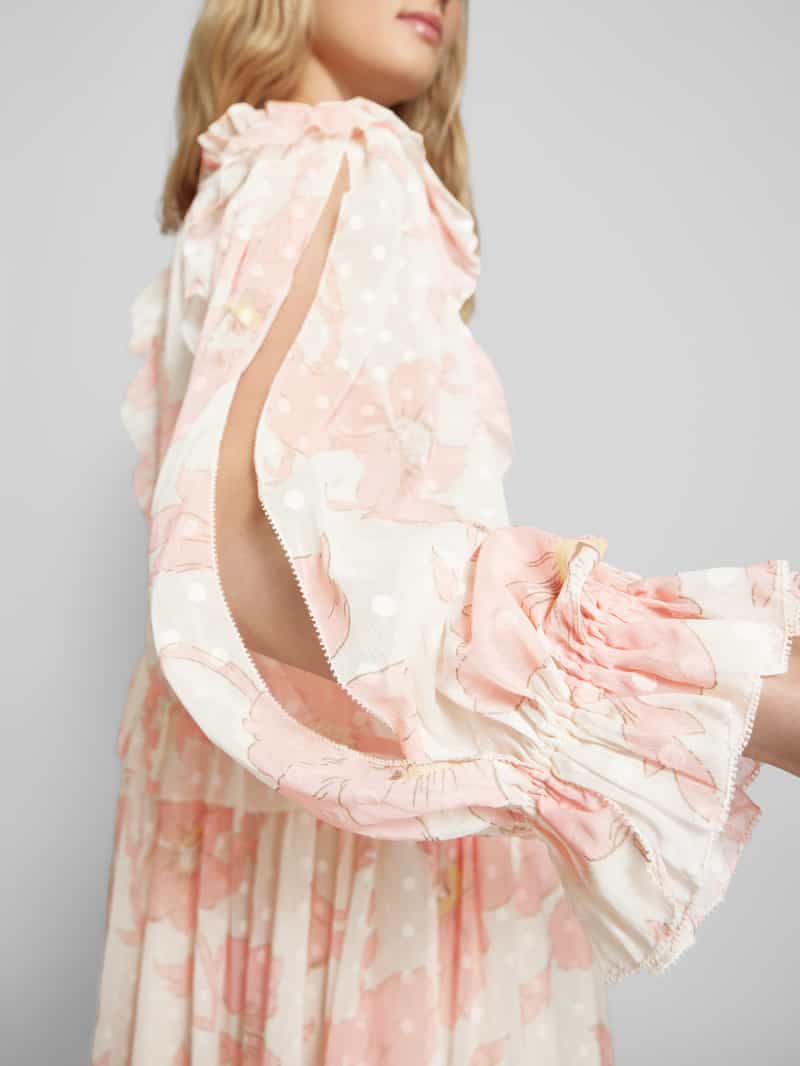 Stella Nova Maxi-jurk met volants