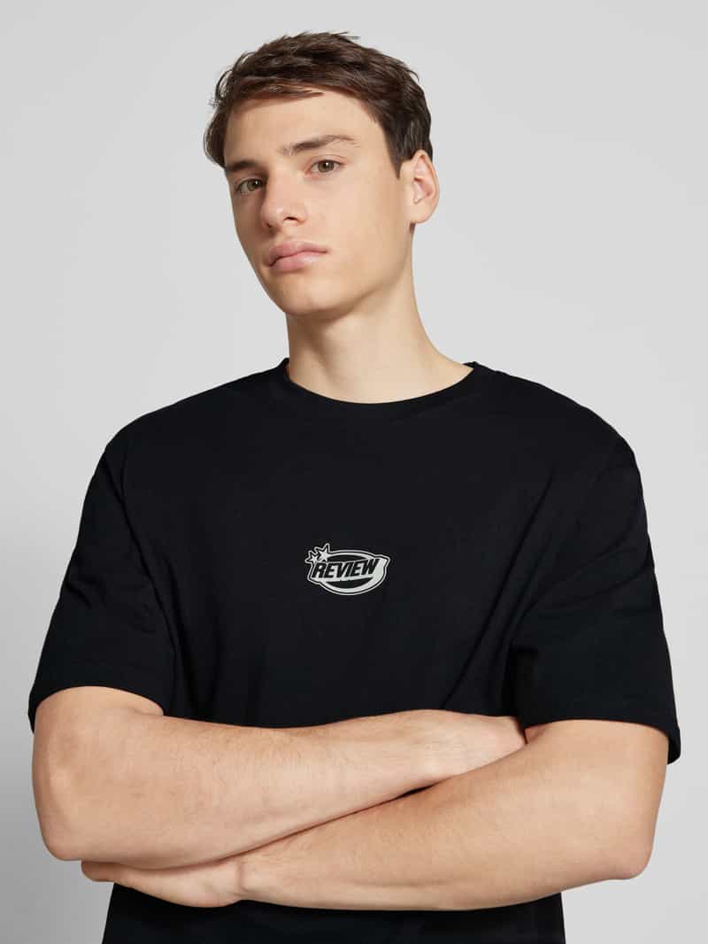 REVIEW T-shirt met labelprint