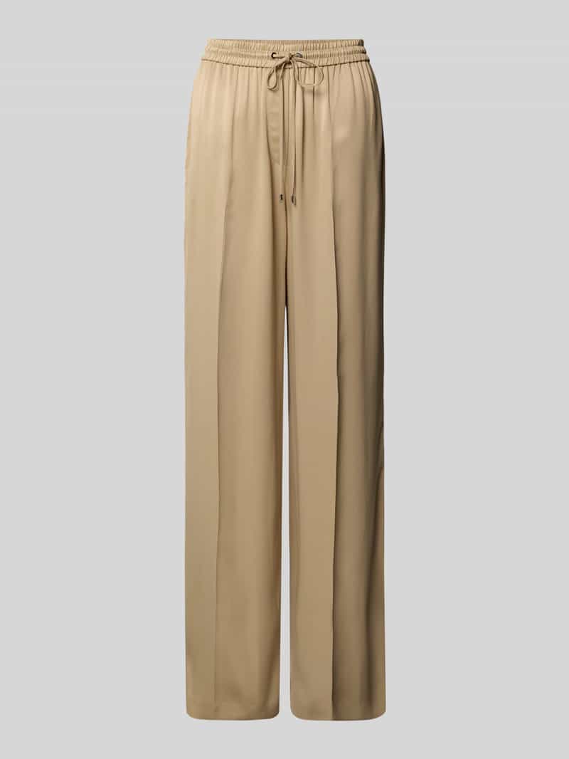 Boss Relaxed fit broek van satijn model 'TAVATI'