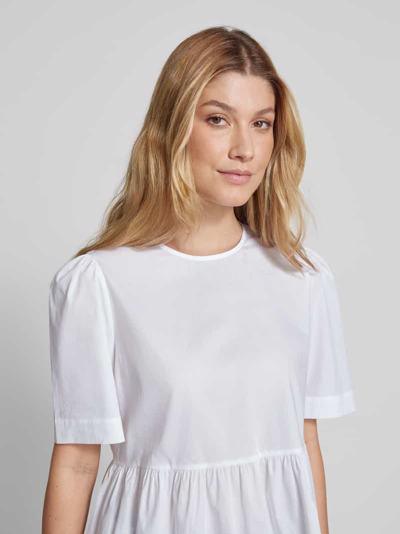 Rich & Royal Blouse met ronde hals en knoopsluiting