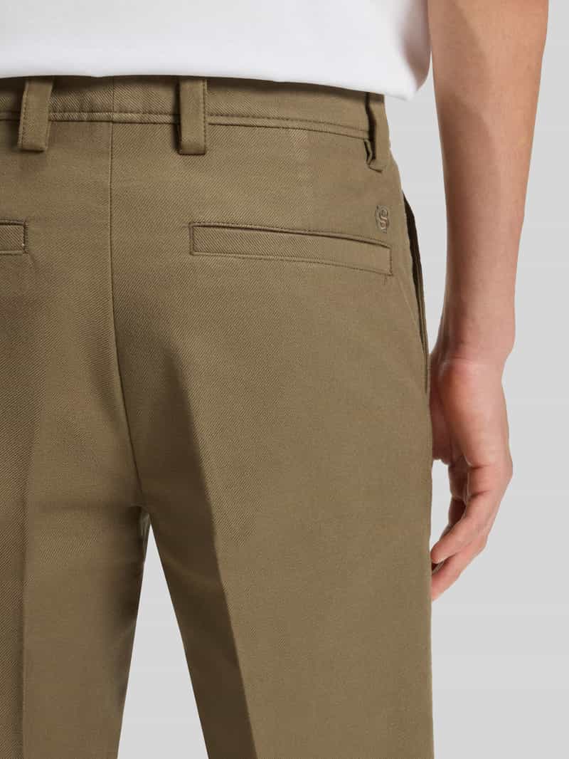 Boss Regular fit broek van katoenmix model 'C-KENT'