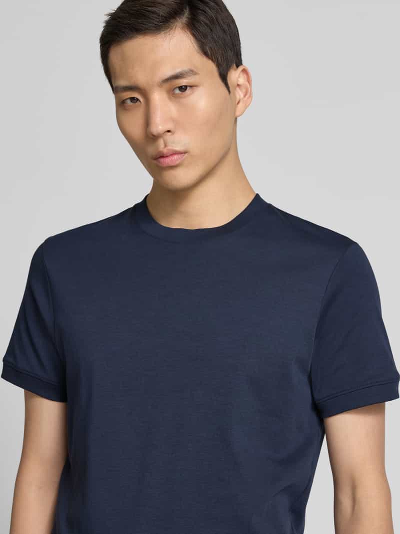RAGMAN Regular fit T-shirt met ronde hals model 'ON'