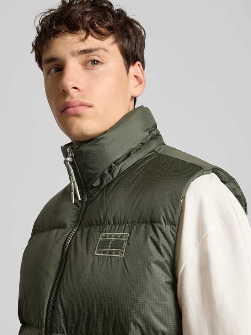 Tommy Jeans Regular fit bodywarmer met afneembare capuchon