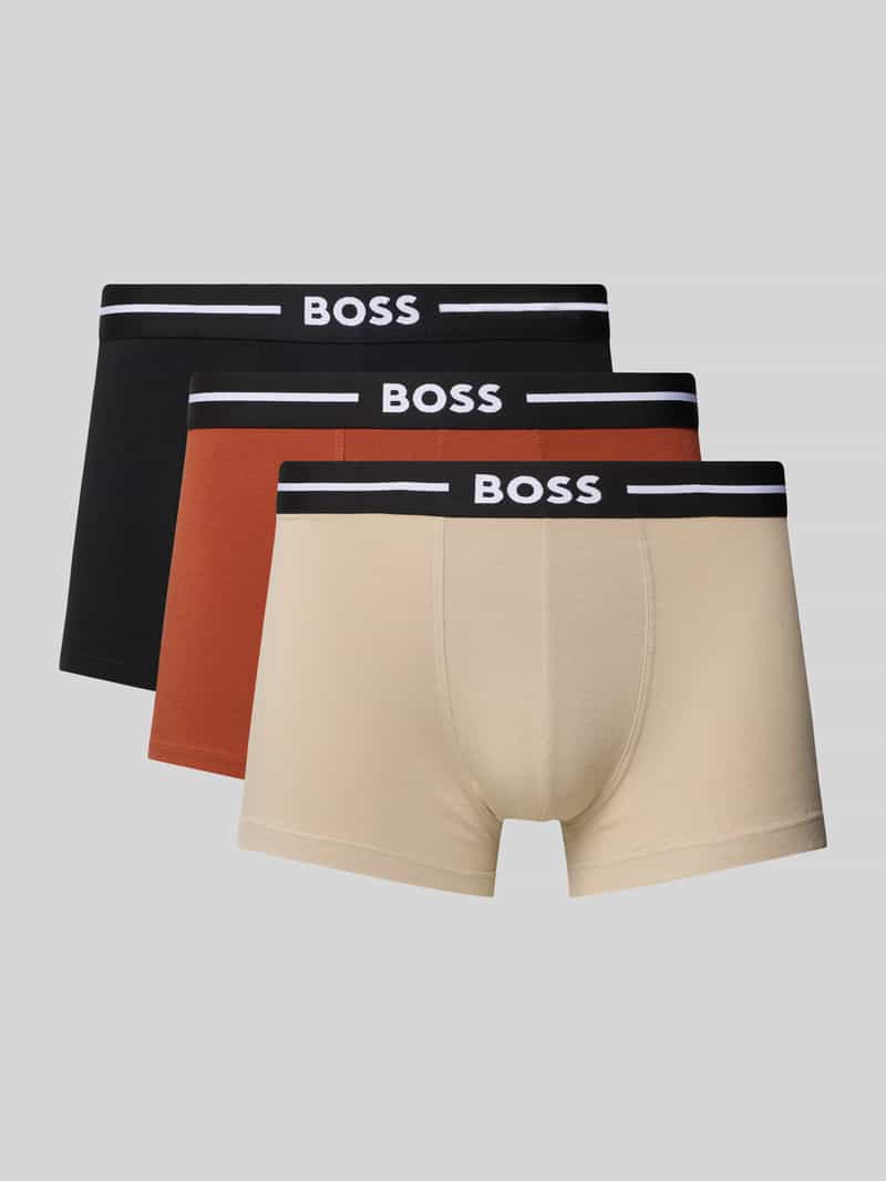 Boss Boxershort met elastische band in een set van 3 stuks