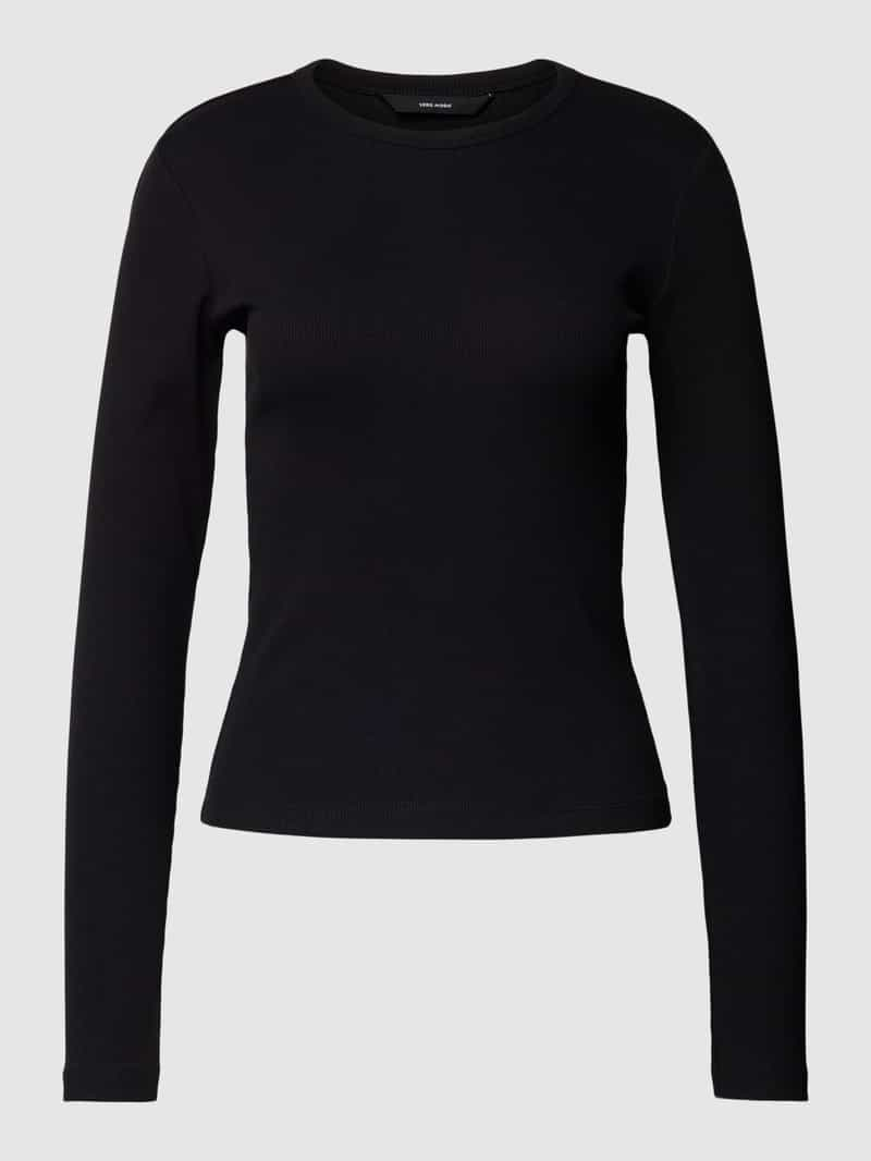 Vero Moda Shirt met lange mouwen en ronde hals model 'CHLOE'