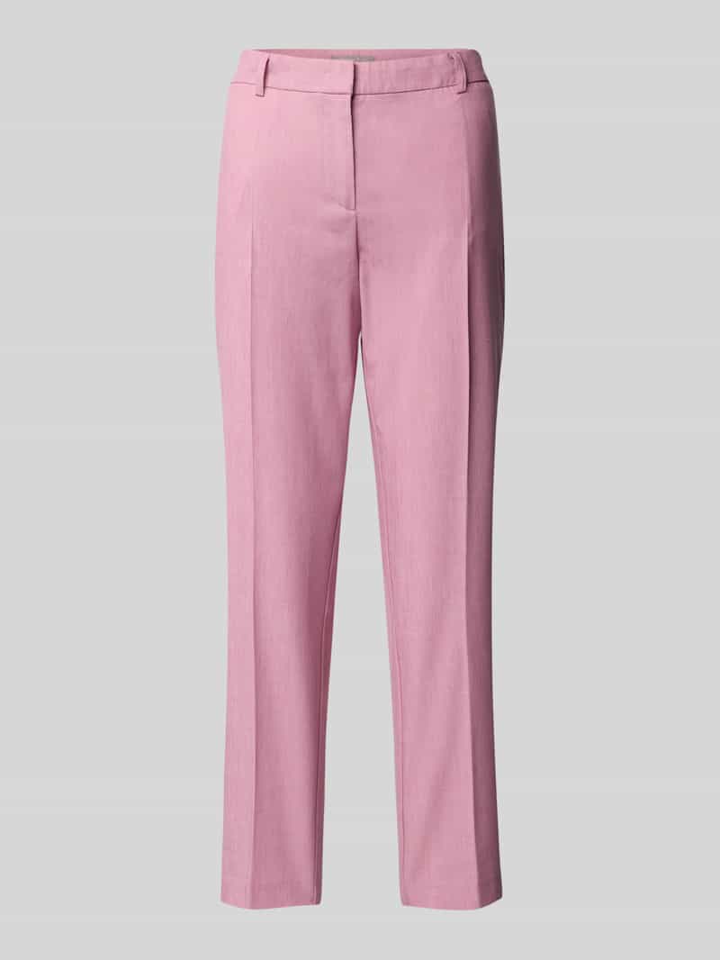 Christian Berg Woman Selection Regular fit stoffen broek met persplooien