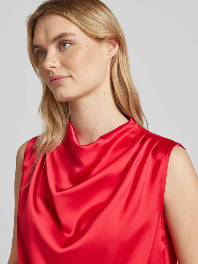 HUGO Regular fit blouseshirt met cascadekraag model 'CASMINI'