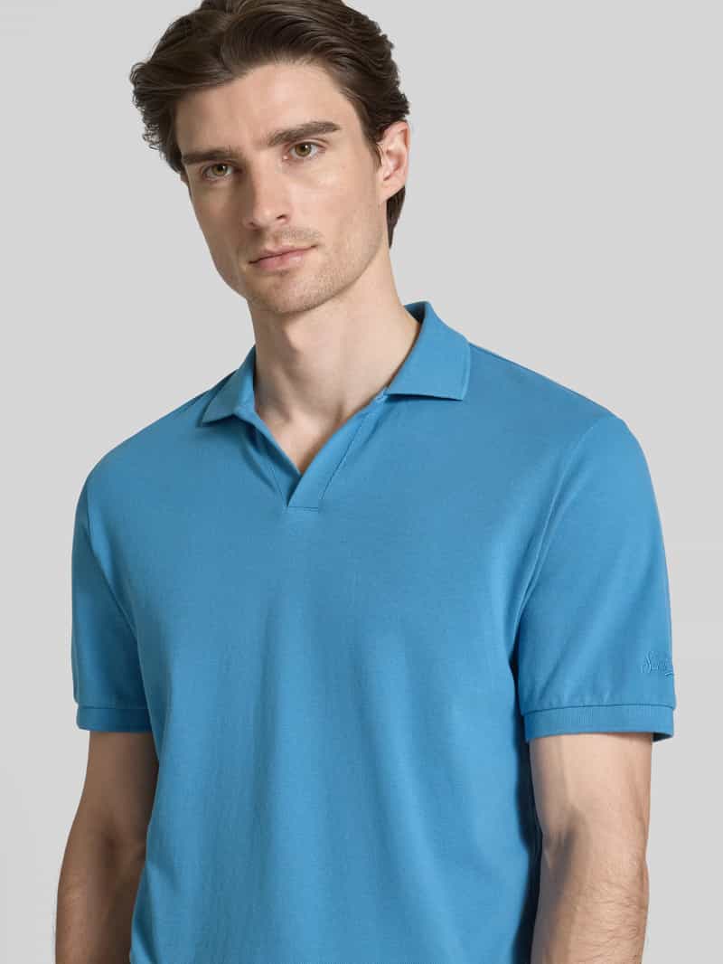 MC2 Saint Barth Regular fit poloshirt met V-hals model 'CHARLES'
