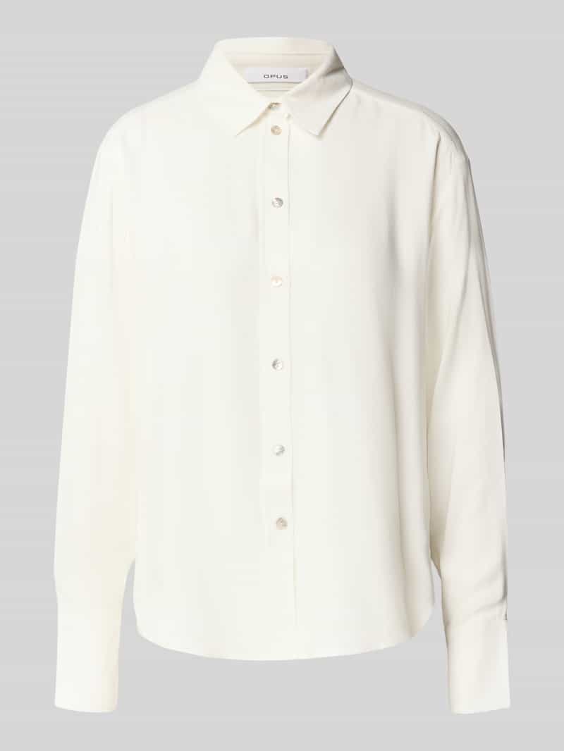 Opus Overhemdblouse met knoopsluiting model 'Fahla'
