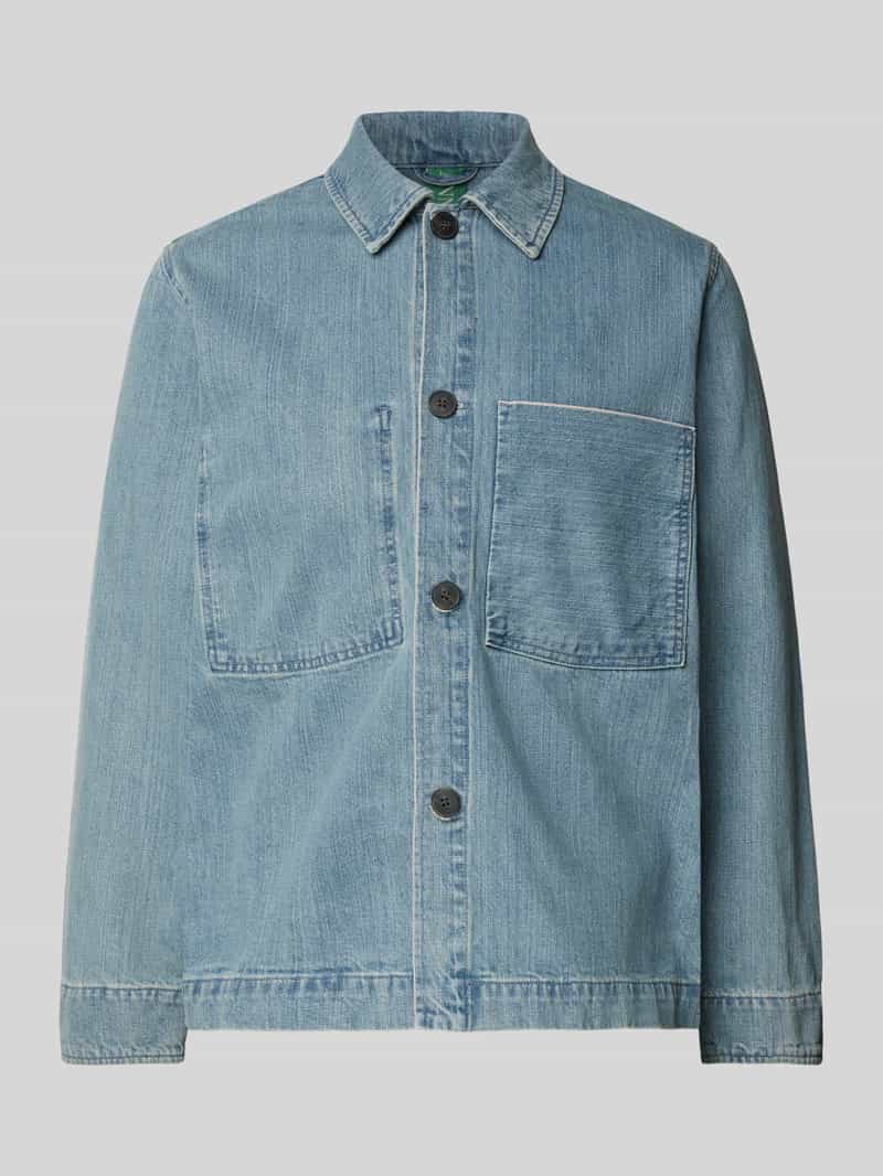 ANNARR Regular fit overhemdjack met borstzakken model 'FLOKI SELVEDGE'