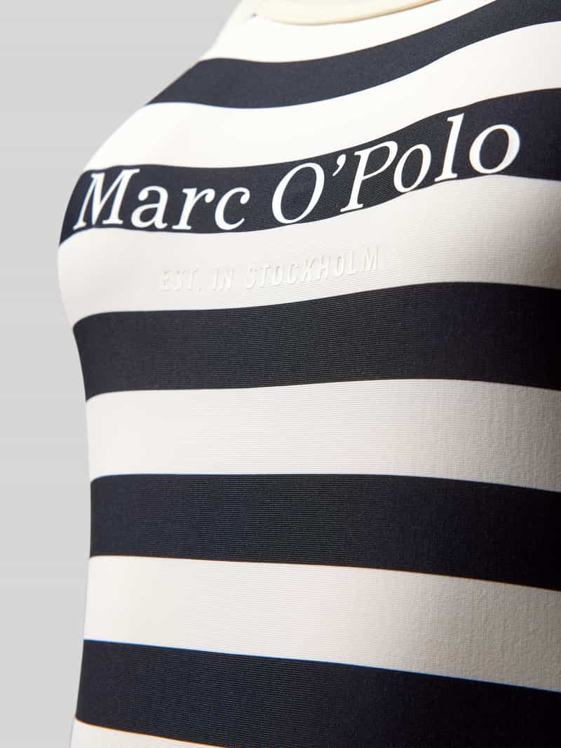 Marc O'Polo Badpak met labelprint model 'Classic'