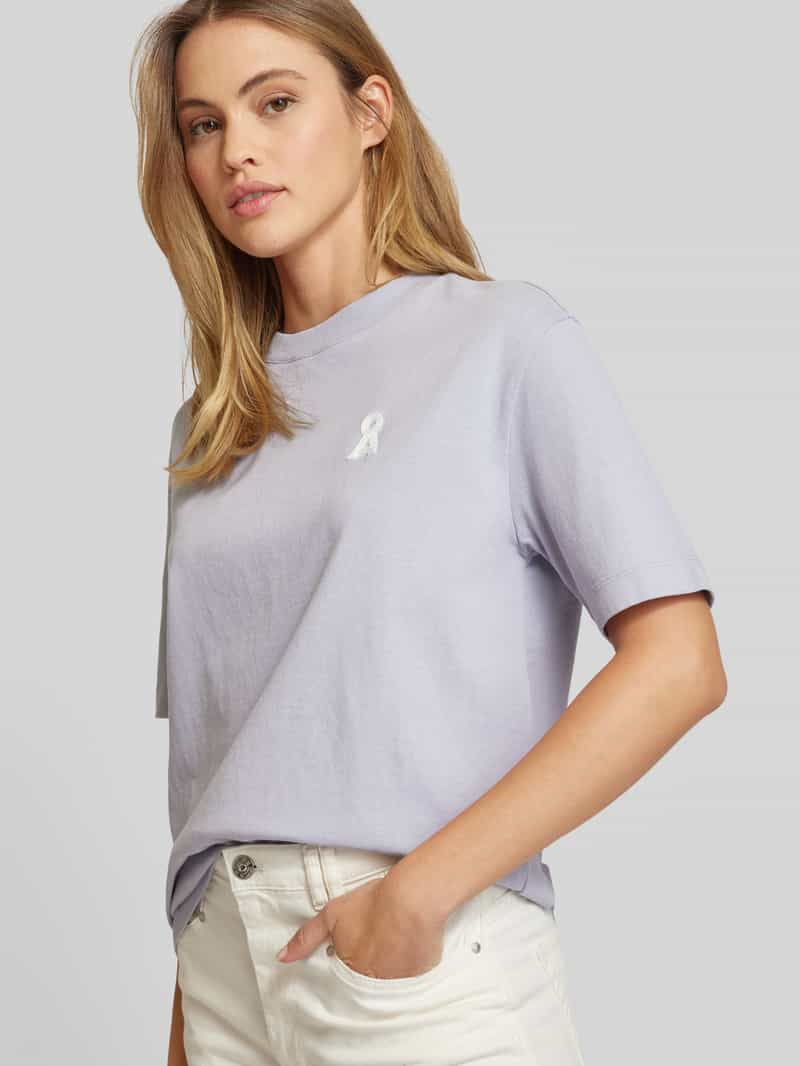 ARMEDANGELS T-shirt met labelstitching model 'TARJAA'