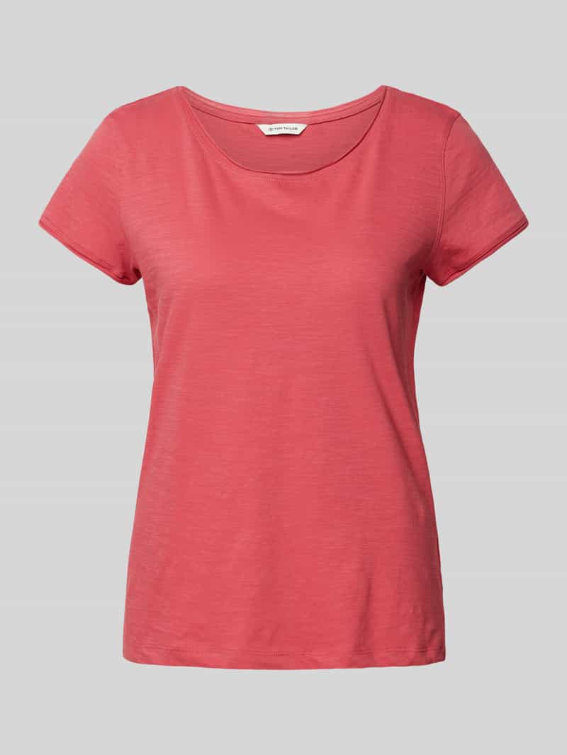 Tom Tailor Regular fit T-shirt van puur katoen