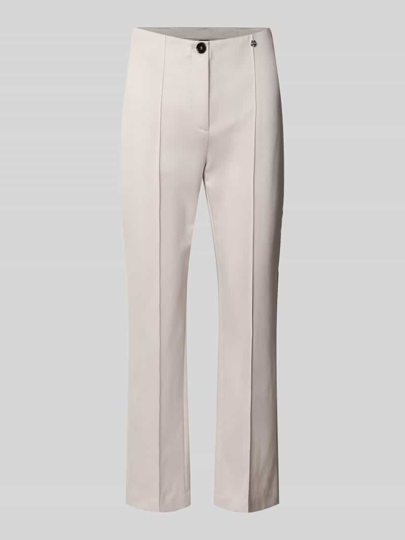 Marc Cain Slim fit stoffen broek met siernaden