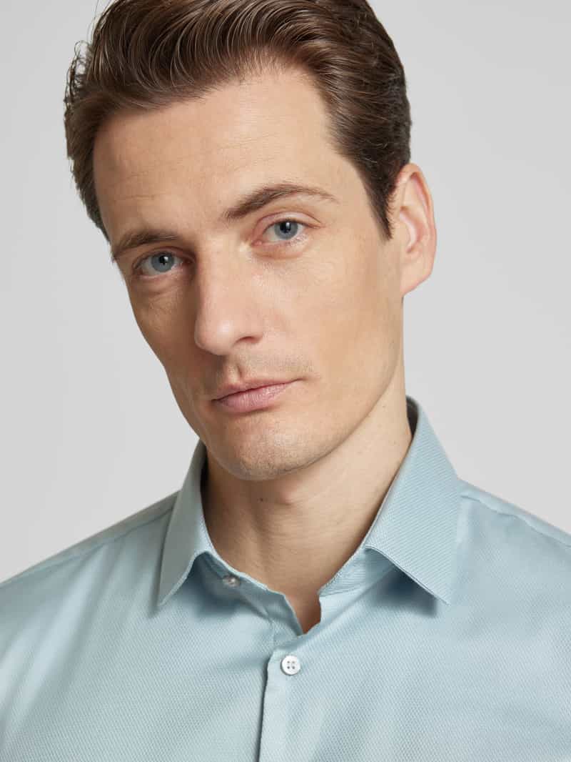 CK Calvin Klein Regular fit zakelijk overhemd met labelstitching model 'Bari'