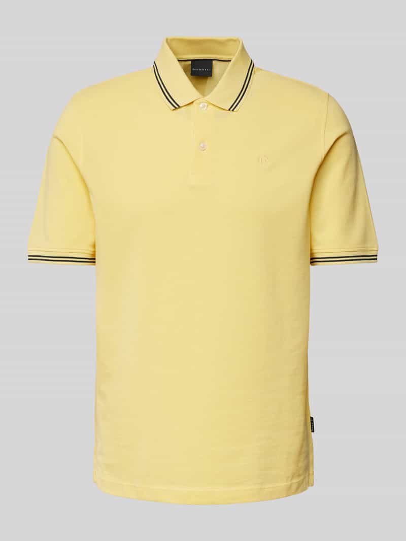 Bugatti Regular fit poloshirt met labeldetail