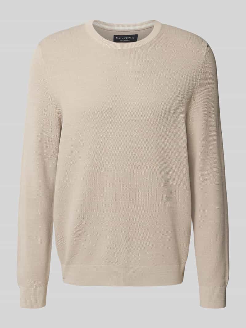 Marc O'Polo Regular fit gebreide pullover van zuiver katoen