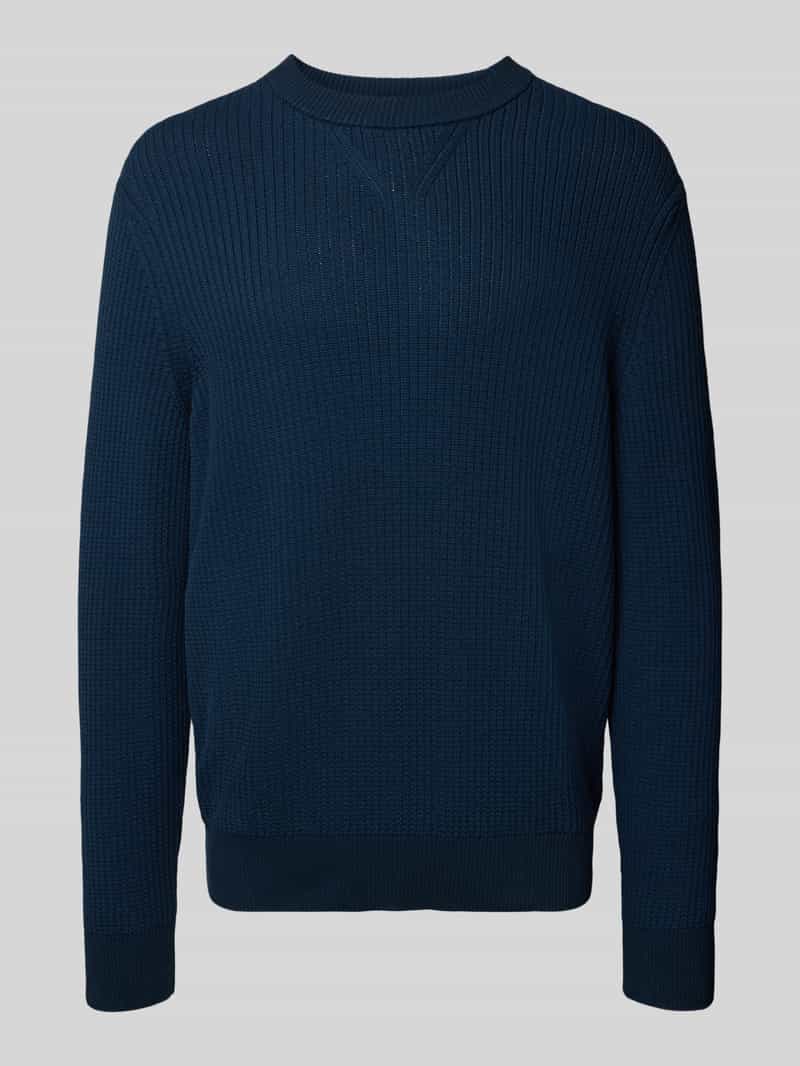 Boss Orange Regular fit gebreide pullover van katoenmix model 'APOKKO'