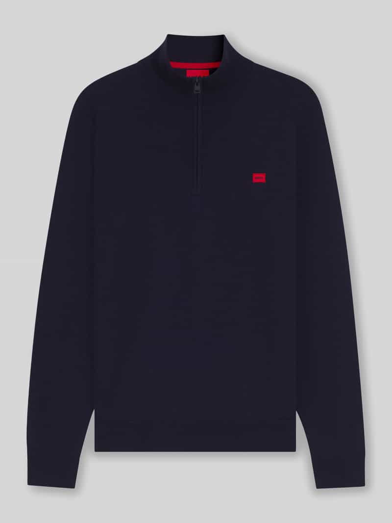 HUGO Regular fit schipperstrui van puur katoen model 'SAN QUINTUS'