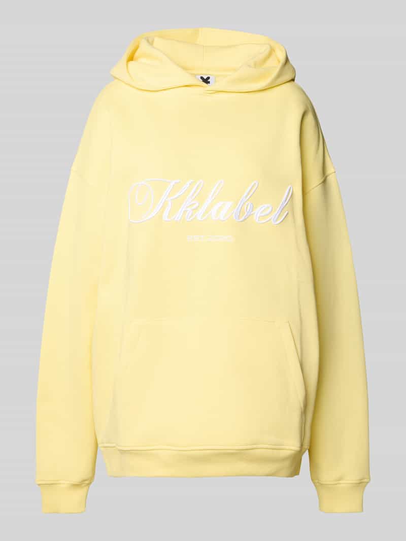 Karo Kauer Oversized hoodie met labelstitching