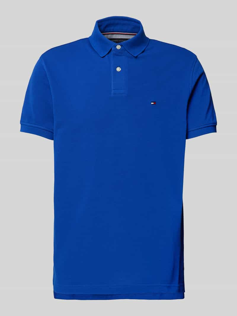 Tommy Hilfiger Regular fit poloshirt met labeldetail