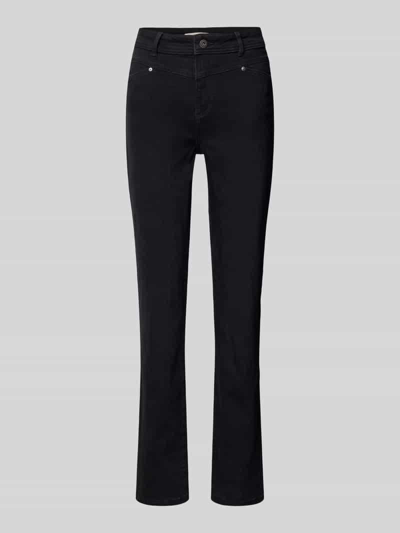 Christian Berg Woman Slim fit jeans met achterzakken