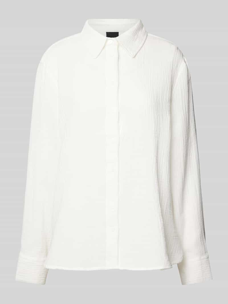 Gina Tricot Blouse met platte kraag, model 'Gauze'