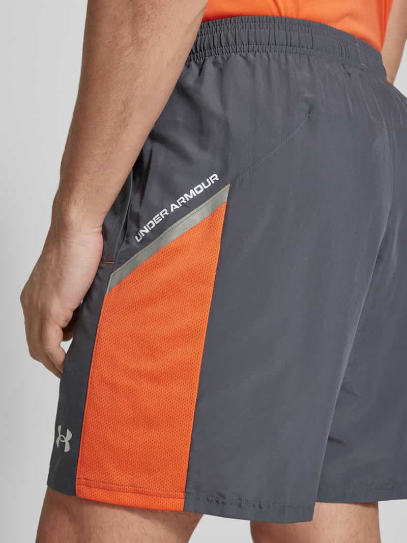 Under Armour Regular fit korte broek met logoprint model 'Tech Utility'