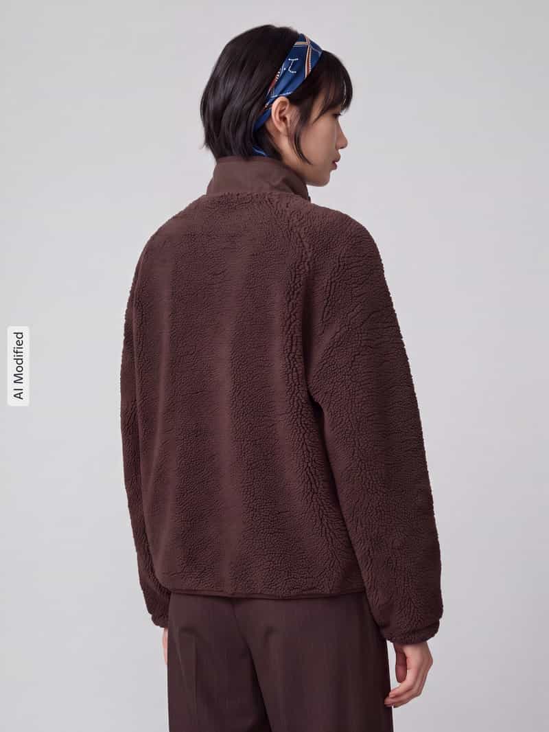 Jake*s Casual Regular fit sweatjack van teddybont