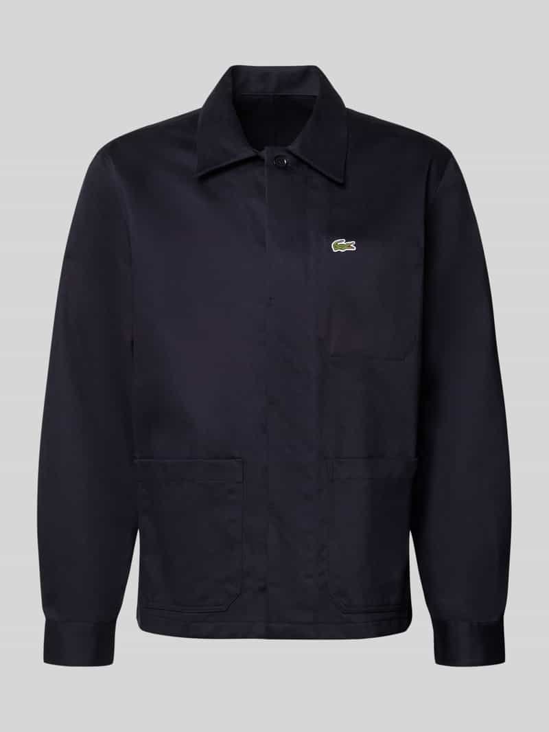 Lacoste Regular fit vrijetijdsoverhemd van puur katoen