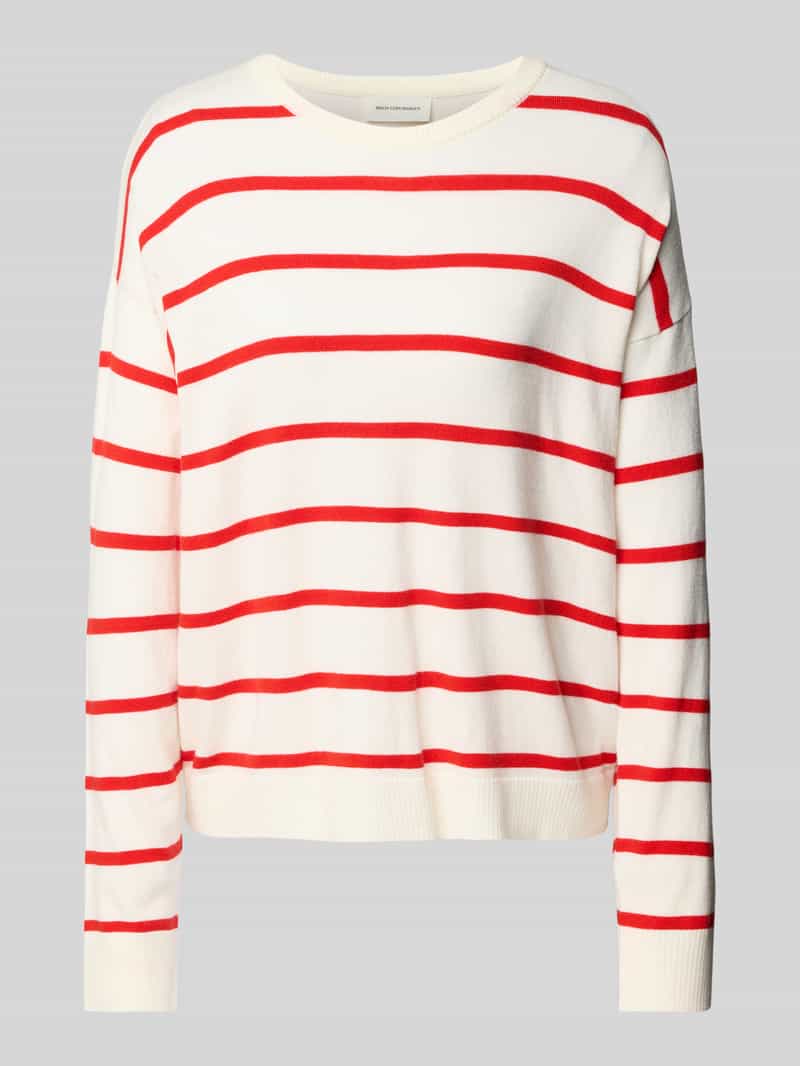 MSCH Copenhagen Gebreide pullover met extra brede schouders model 'Maura Rachel'