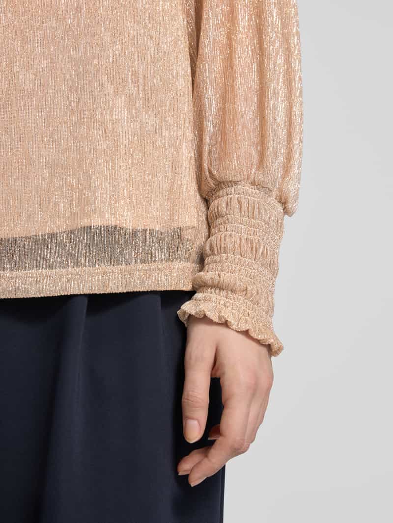 MOS MOSH Blouse met effectgaren model 'Ximena'