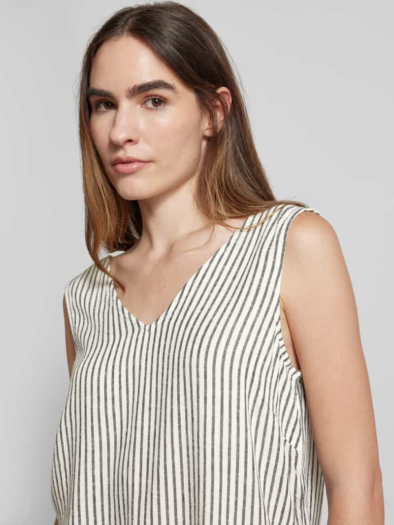 Kaffe Top met V-hals model 'milia'