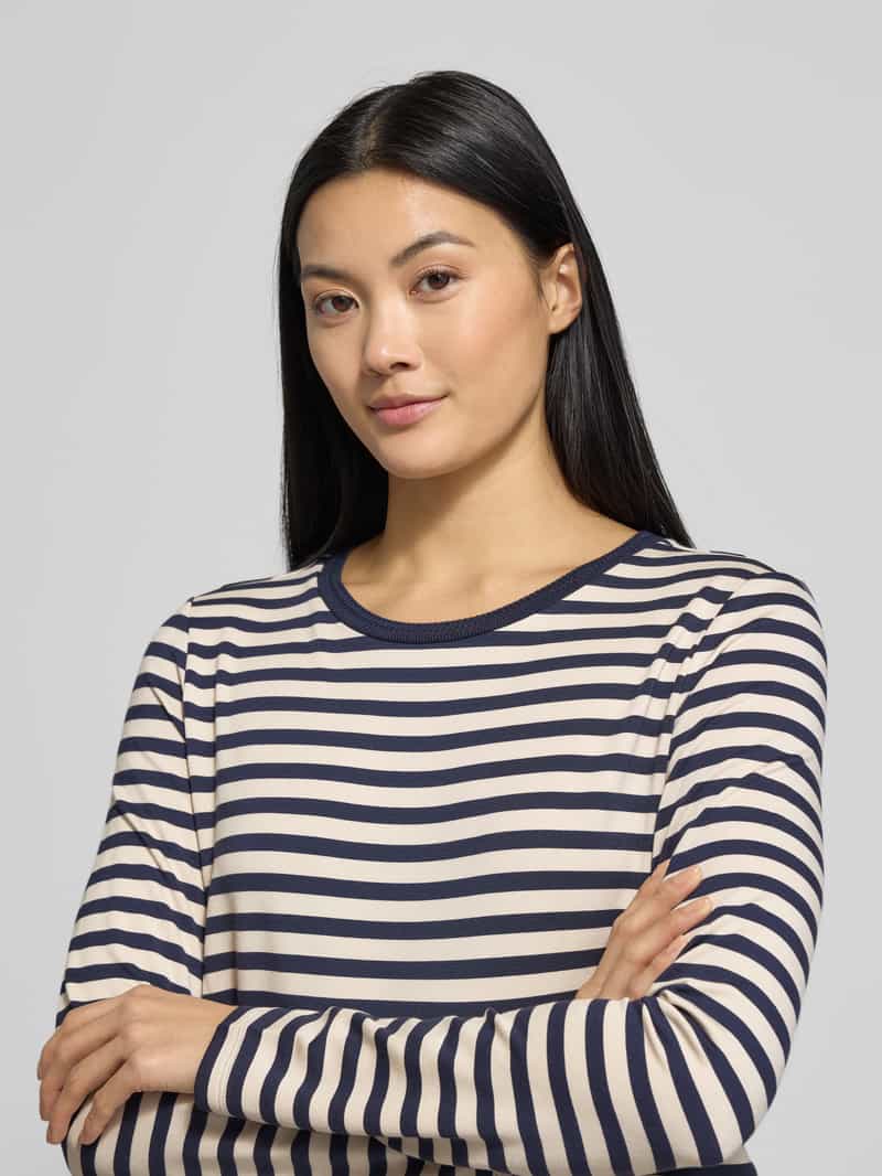 BRAX Shirt met lange mouwen en ronde hals model 'CARINA'