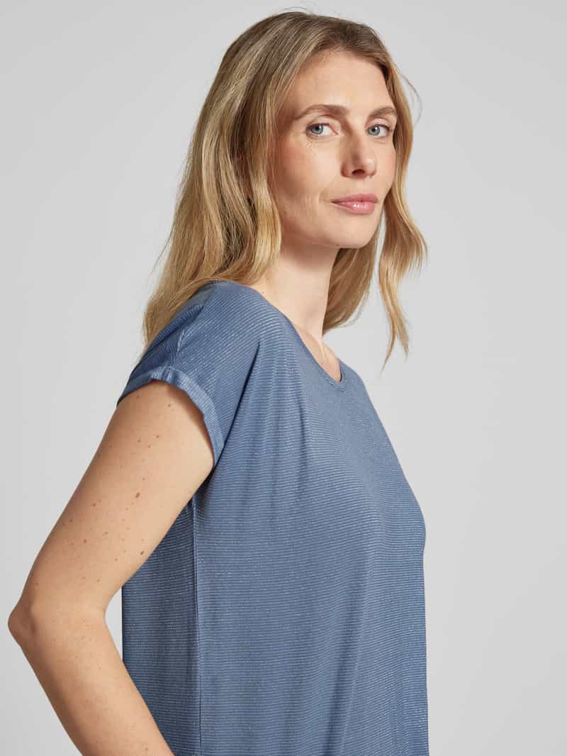Vero Moda Comfort fit T-shirt met effectgaren model 'LAVA'