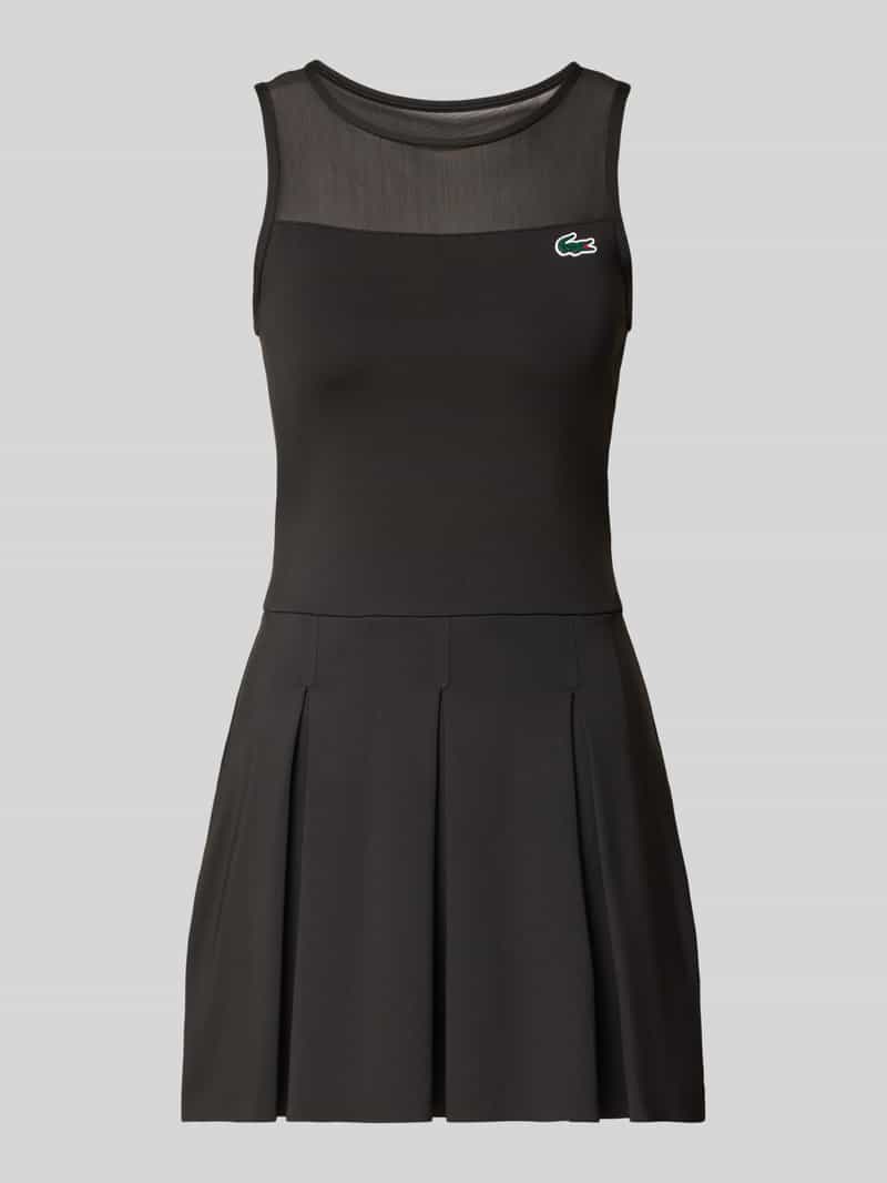 Lacoste Sport-jurk met semitransparante mesh-inzet
