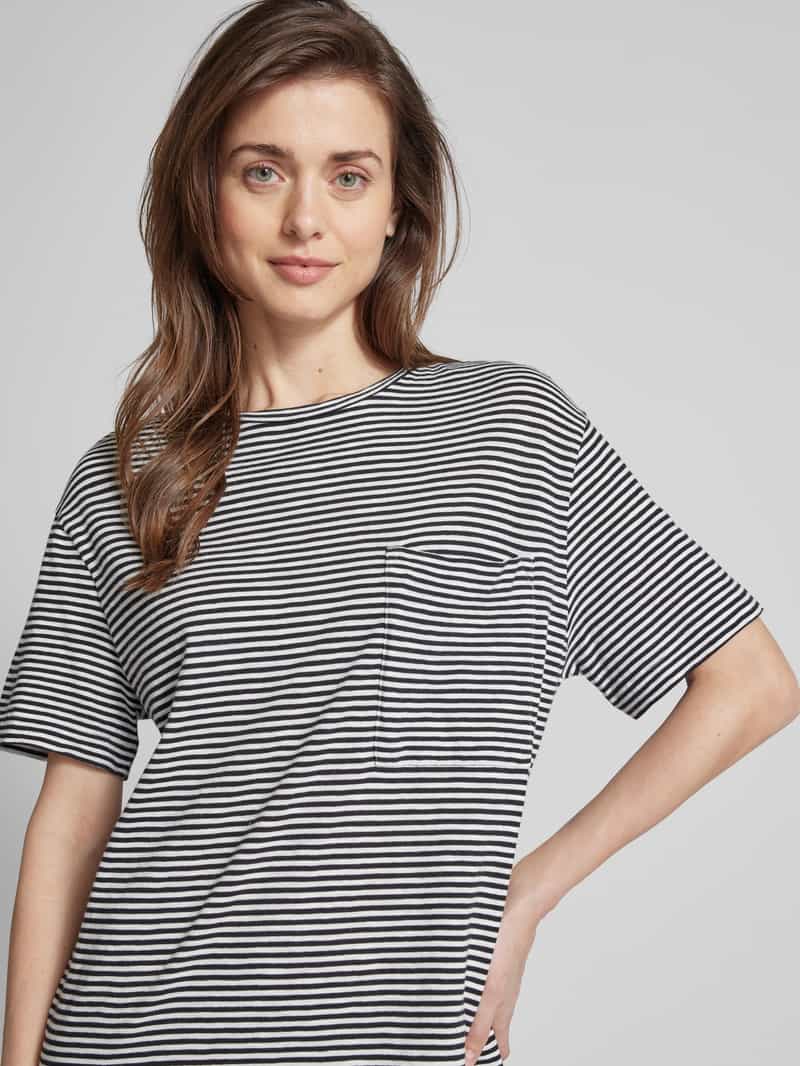ARMEDANGELS Knielange T-shirtjurk met streepmotief model 'CHAARA'