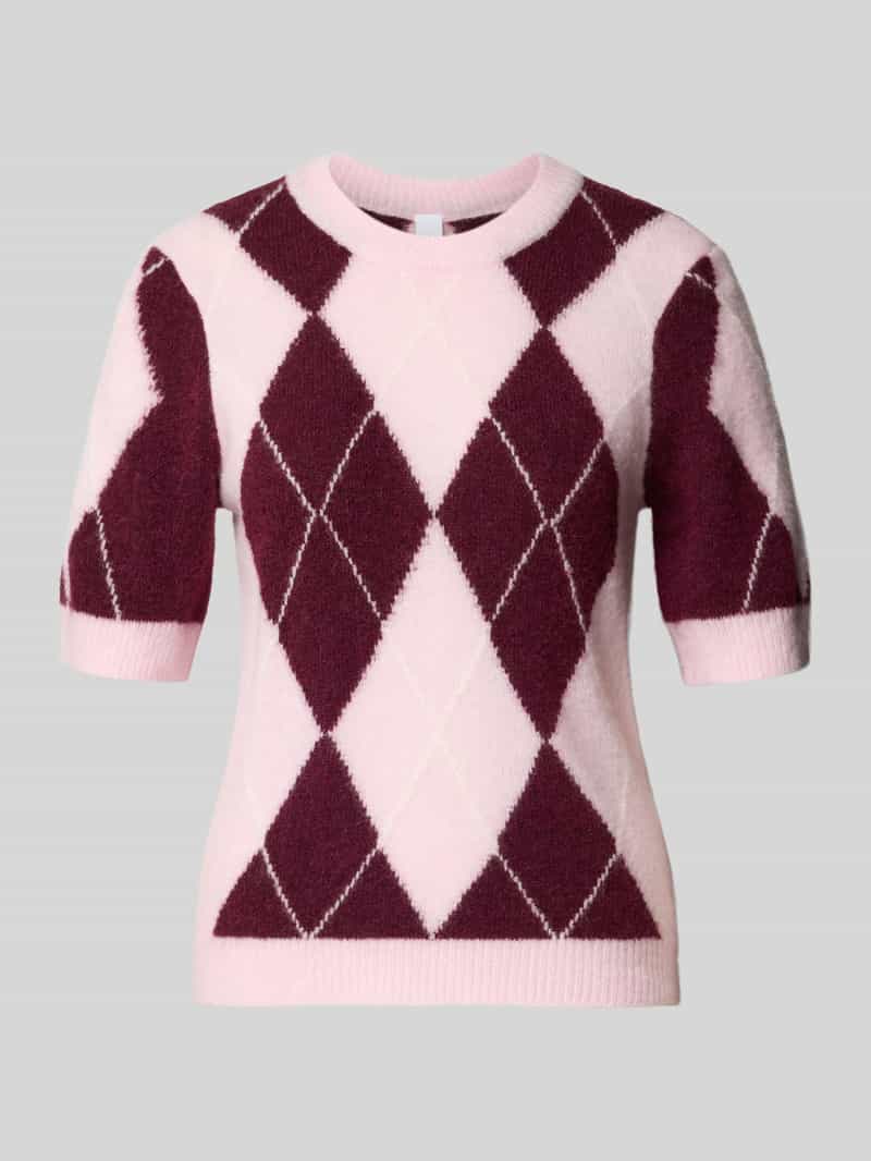 YAS Gebreide pullover van wolmix met 1 2-mouwen model 'JOHI'