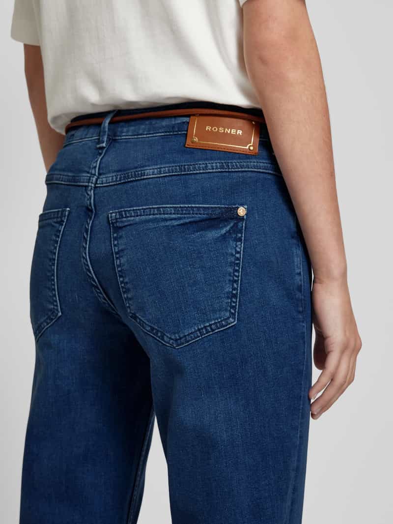 ROSNER Regular fit jeans met strikceintuur model 'MASHA GIRLFRIEND'