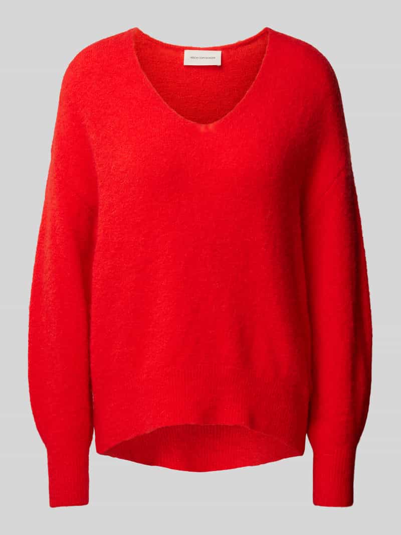 MSCH Copenhagen Gebreide pullover met V-hals model 'Hila Hope'