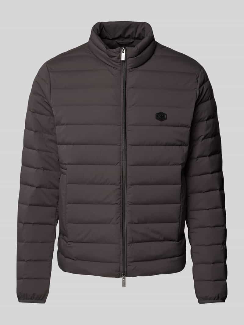 Emporio Armani Gewatteerd jack met labelpatch