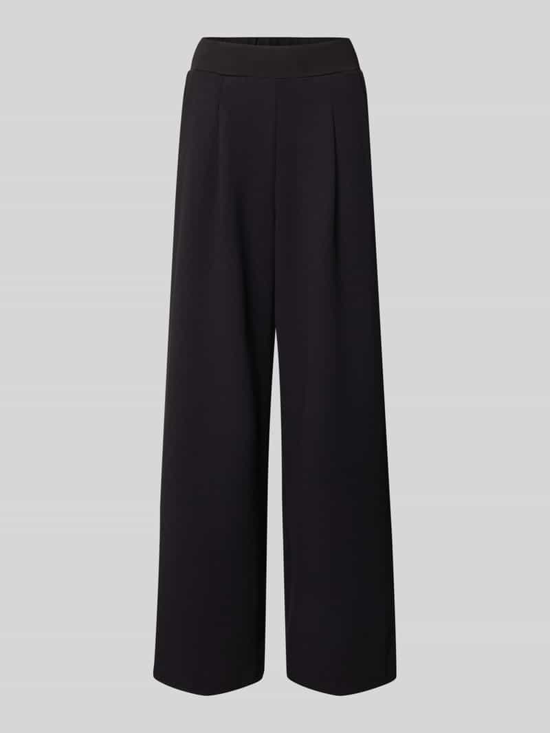 Tom Tailor Denim Regular fit bandplooibroek met elastische band