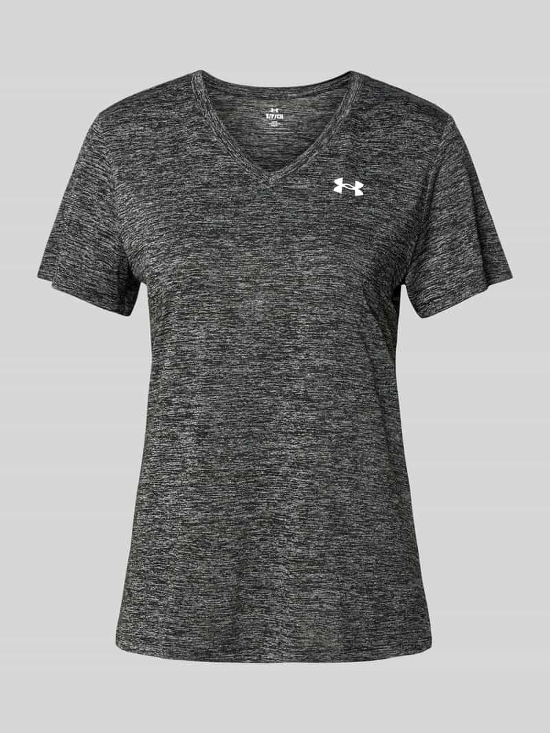 Under Armour T-shirt met V-hals model 'Tech'