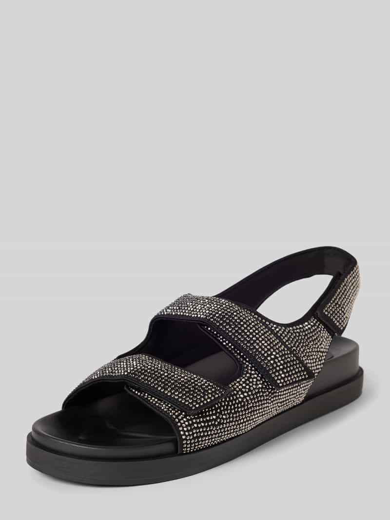Sandalen met strass-steentjes, model 'MINNIE'
