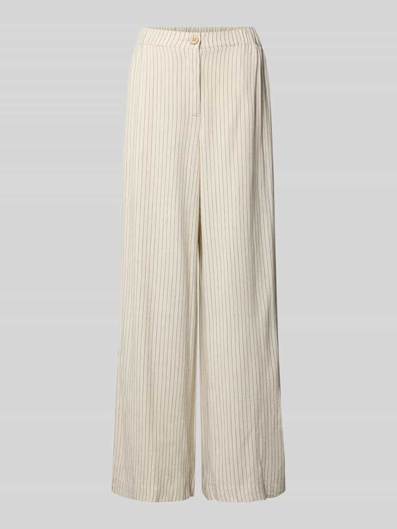 YAS Wide leg stoffen broek met elastische band model 'LIRU'