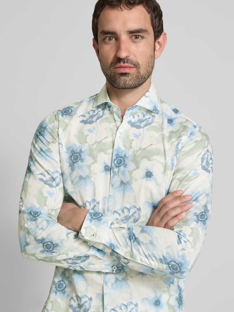 JOOP! Collection Slim fit zakelijk overhemd met haaikraag model 'Pai'