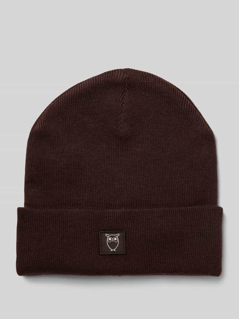 Knowledge Cotton Apparel Muts van zuivere wol model 'Merino'